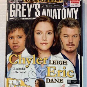 Grey’s Anatomy Official Magazine Issue 7 - March/April 2008 -Wilson, Leigh, Dane